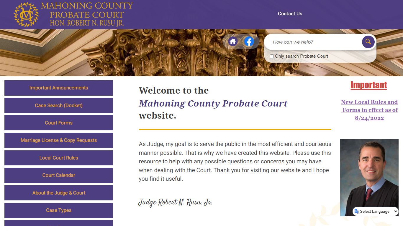 Probate Court | Mahoning County, OH